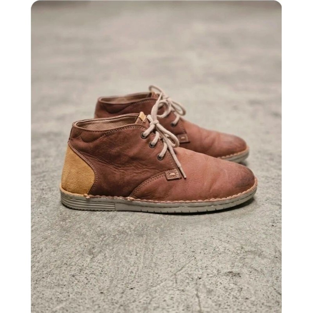 Steve Madden Railerr 20 Brown Leather Chukka Boots Mens Size 8